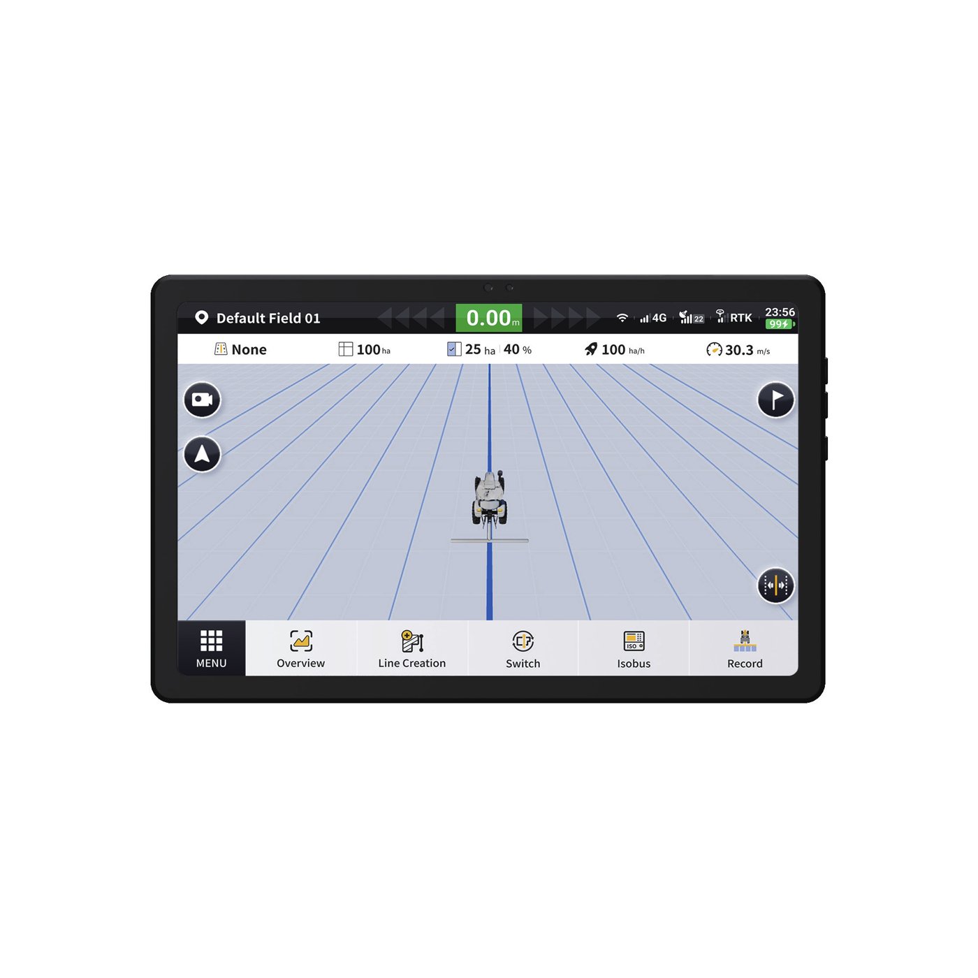 Tablet control and handheld marking